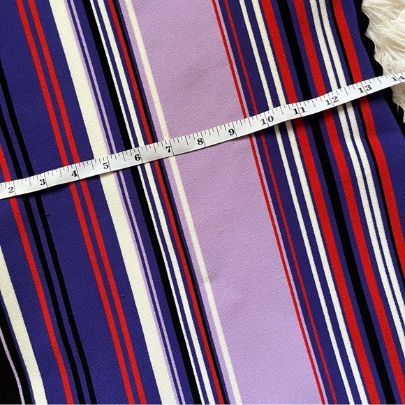 Opening Ceremony Stripe Knit Off Shoulder Dress Purple Multicolor – Size S NWT - Picture 11 of 16